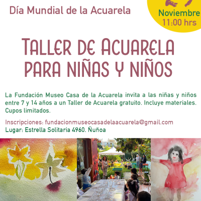 Taller de Acuarela para niños JVNº5